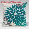 Geometric Color Flower Pillow Cover Polyester Fabric Modern Decor For Living Room