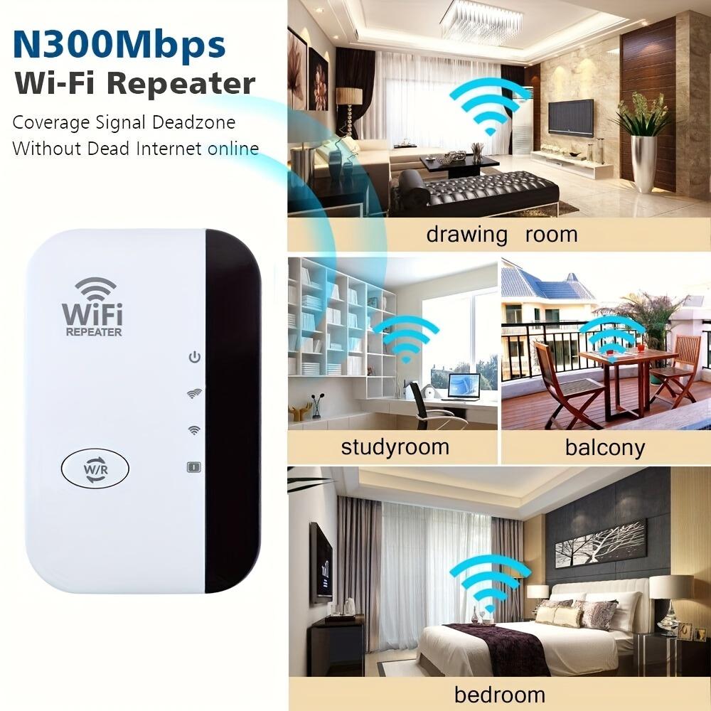 300Mbps WiFi Repeater WiFi Extender Amplifier WiFi Booster WiFi Signal 802.11N Long Range Wireless WiFi Repeater Access Point AP