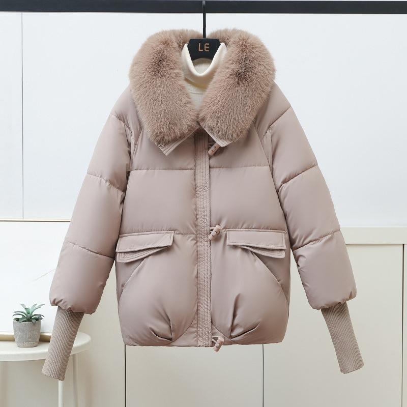 Cotton Jacket for Women's Supply of Short Autumn and Winter Large-size Thickened Cotton Jacket