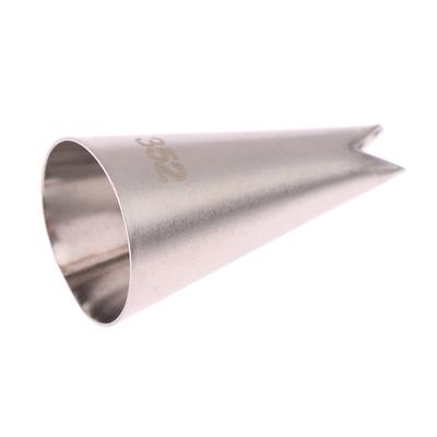 1Pc #352 Rose Leaves Cupcake Decorating Tips Pastry Nozzles Fondant Decorations Leaf Tips Stainless Steel Piping Nozzles