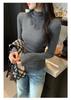 Real Shot Women's Slim Fit High-Collar Long Sleeve T-Shirt - Autumn/Winter 2026 Collection
