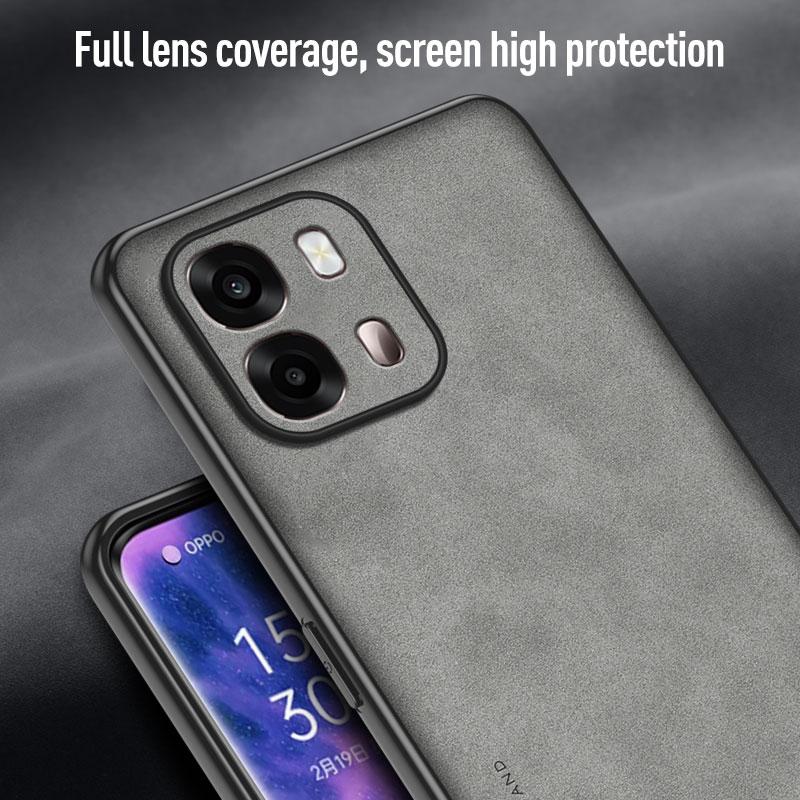 PU Leather Sheepskin Feeling Phone Case For OPPO A6s 5G A6 A6x 4G Protective Cover Fundas Coque Capa