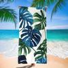 1pc Microfiber Large Microfiber Beach Towel Tropical Leaves Quick Dry Sand Free Lightweight Travel Pool Fitness Bath Swimming
