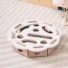 Cat Scratch Maze Toy Interactive Felt Maze Nail File Self-Play Maze Box with 3