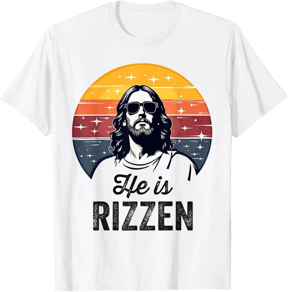 He Is Rizzen - Funny Jesus Meme Rizz Christian Easter T Shirt