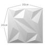 ISL 3D Wall Panel Flame Grande 30cm X Set of 30 (PVC, Retardant) (Small) 30cm,