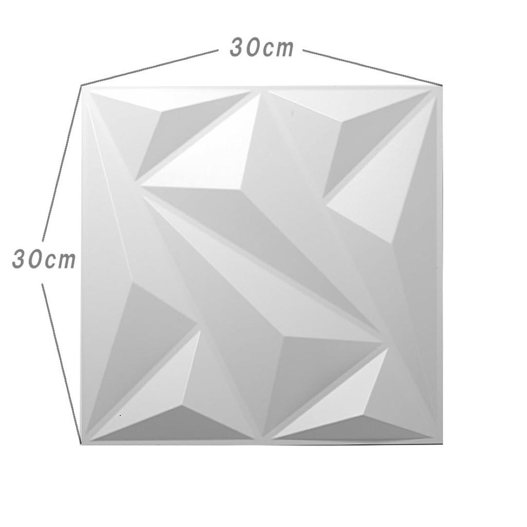 ISL 3D Wall Panel Flame Grande 30cm X Set of 30 (PVC, Retardant) (Small) 30cm,