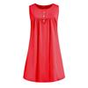 2026 Spring/Summer Women's Sleeveless Pleated Button-Up Vest Dress Pajamas