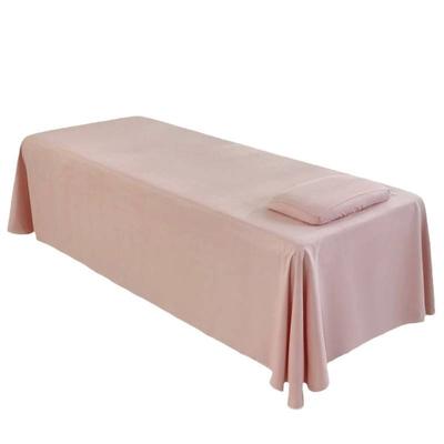 120x230cm Bed Cover Comfortable Massage Table Sheet Solid Color with Hole Skin-Friendly One-piece for Beauty Salon