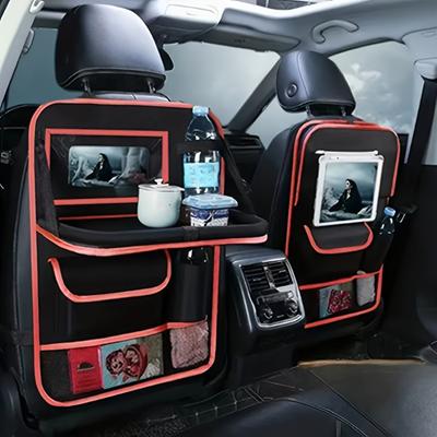 1pc Multi-Pocket Universal Car Seat Organizer with Tablet Holder - Multifunctional Bag for a Clean and Tidy Car