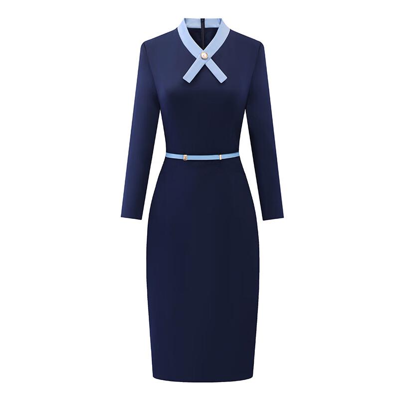 

Женское профессиональное платье-карандаш с V-образным вырезом Troyman 3XL