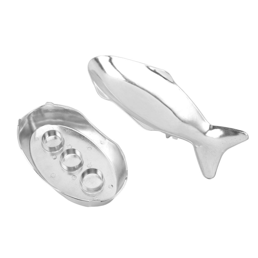Fish Shaped Grilling Pan Uniform Heating Aluminum Alloy Fish Serving Pan for Hotel Restaurants