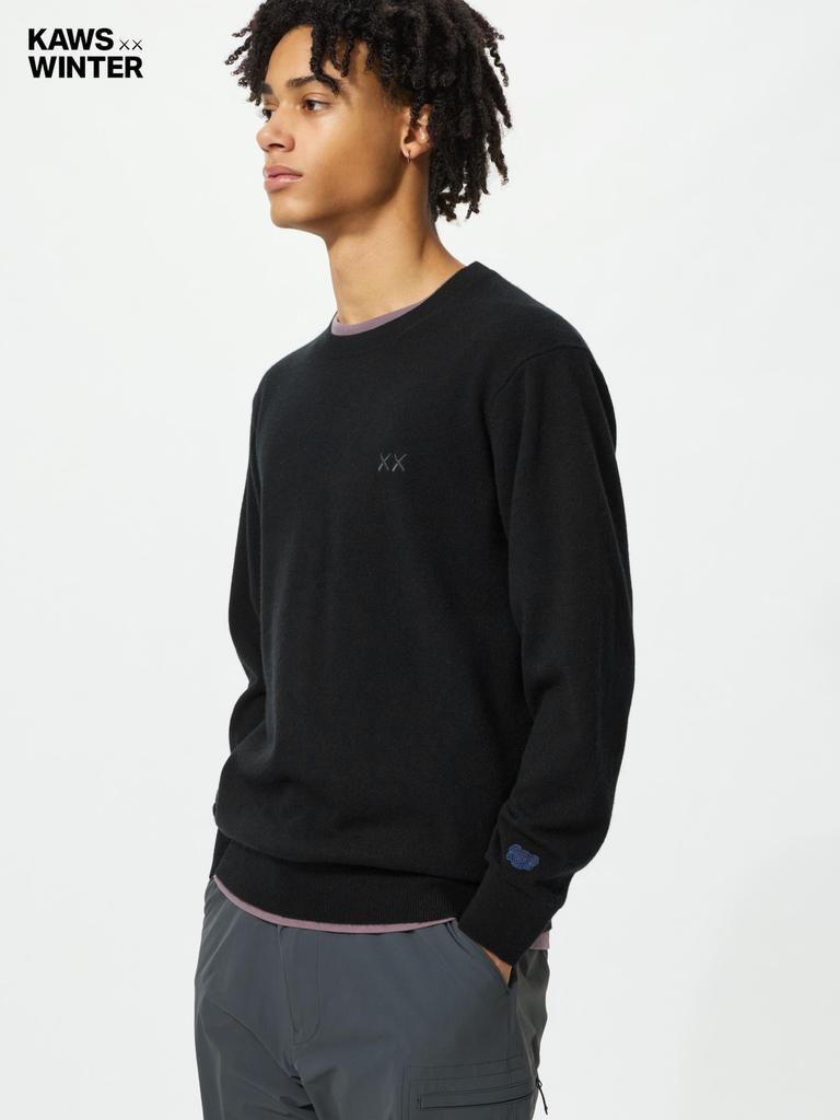 Uniqlo Japan Cows Winter Cashmere Crew Neck Sweater