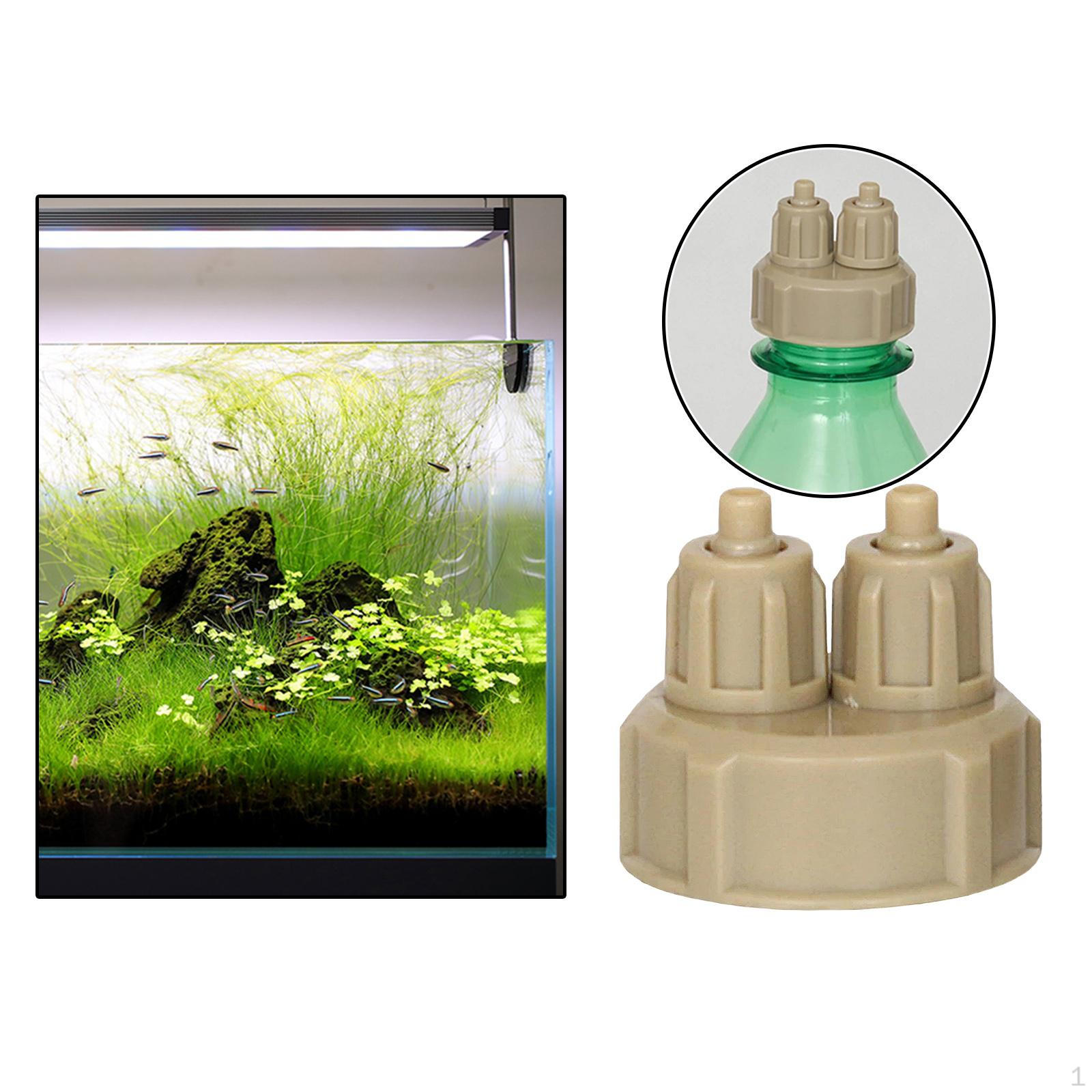 

4pcs Aquarium Fish 2 Bottle Caps Quick , DIY Dioxide Reactor s System Accessories