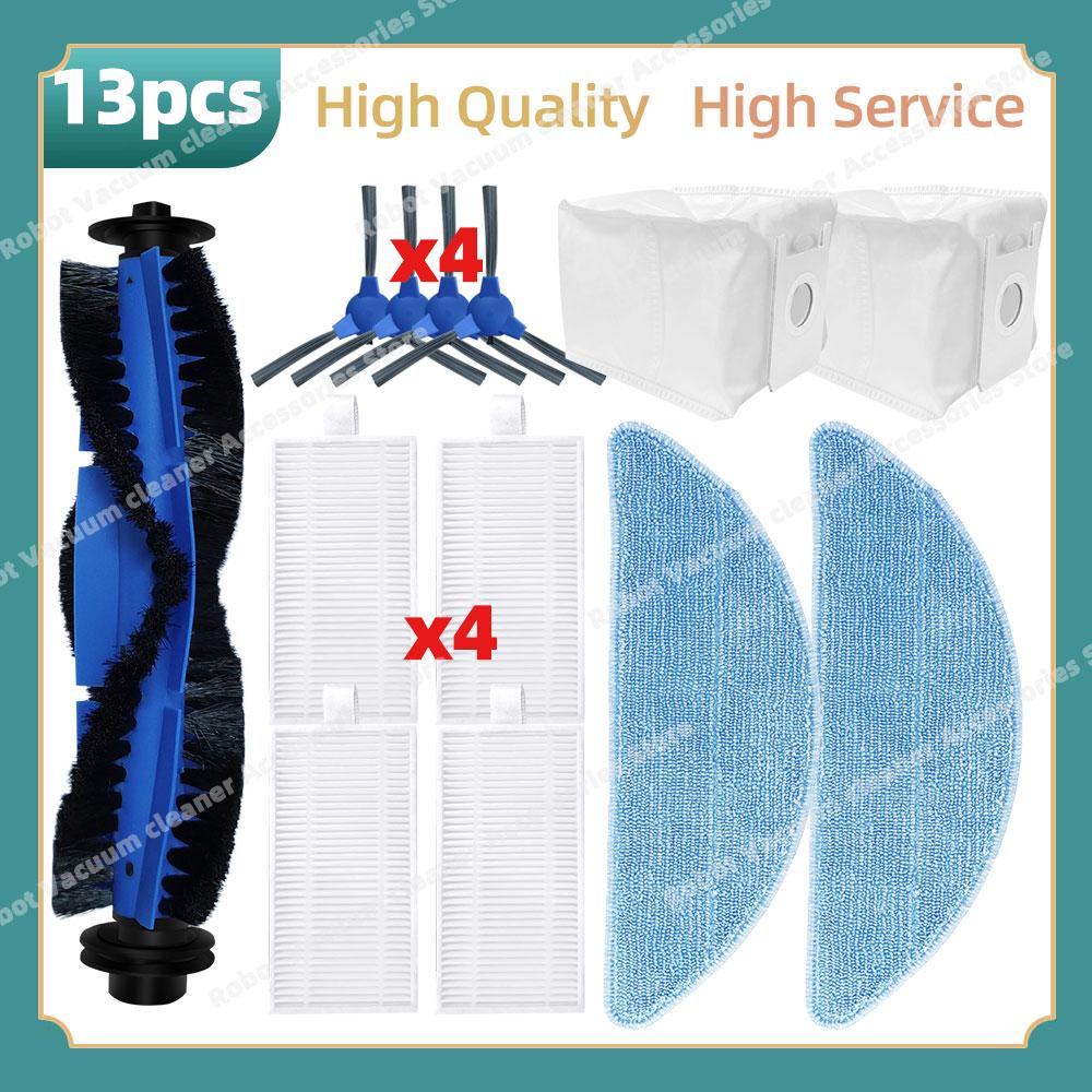Compatible For ( Conga 2290 Ultra 05661 ) Parts Main Side Brush Hepa Filter Mop Cloth Dust Bag Replacement  Accessories