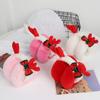 Adult Christmas Antler Shape Earmuff Outdoor Plush Ear Warmer Windproof for Girl