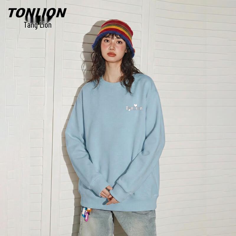 TonLion Women's Long Sleeve Crewneck Sweatshirt