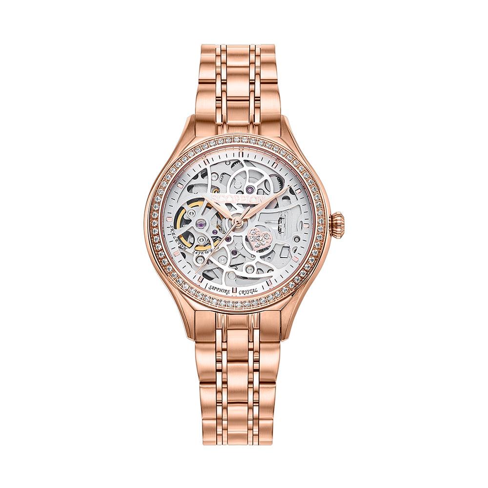 Seukolpion Automatic Skeleton Couple Watch Sp3372L-Rg