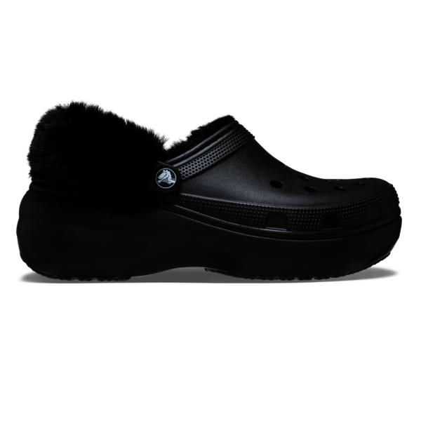 Crocs Zueco de Plataforma Clásico Forrado de Peluche para Mujer S 212854 001 CrocS Sandalias Zapatillas Gibbitz Chancla...