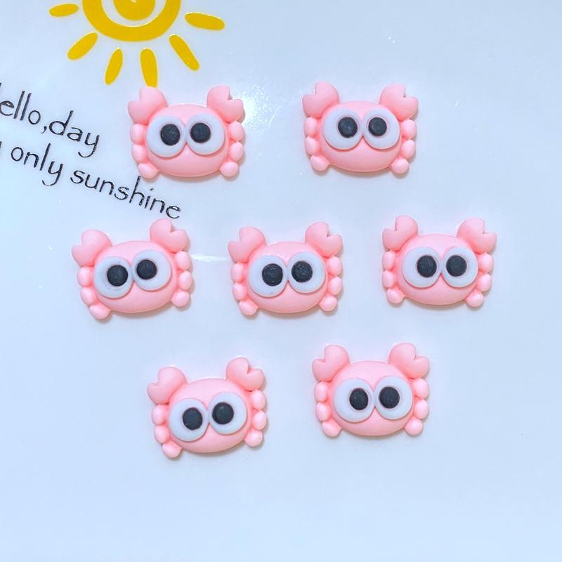 20Pcs New Cute Mini Cartoon Animal Ocean Series Resin Flatback Cabochon Scrapbook Kawaii Embellishments Accessories