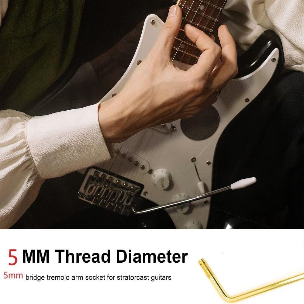 Set da 6 Pezzi Braccio Tremolo Metallico Filettato per Chitarra Elettrica Ricambi per Chitarra