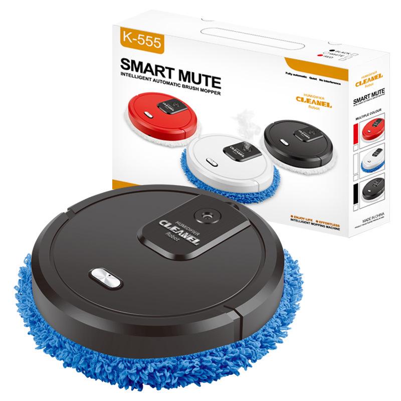 Household Smart Wet-Dry Mop with Humidification, Spray, and UV Light