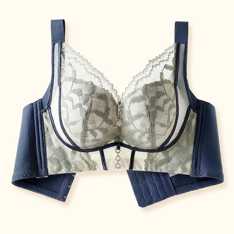 Thin Push Up Bra for Women Without Steel Rims Gathered Bra for Anti Sagging Oversized Bra