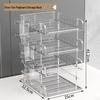 Desktop Bookshelf Organizer: Fixed Book Storage Divider & Office File Rack