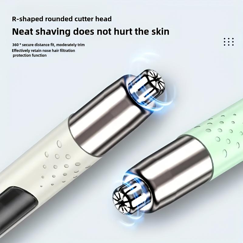 Professional Men's and Women’s, Painless Eyebrow, Nose & Hair Trimmer with Mini USB Rechargeable Lithium Battery – Smart Digital Power Display Cord