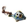 Unique Hand Painted Ceramic Ocarina Traditional Chinese Craftsmanship Easy Carry Musical Gift Choice