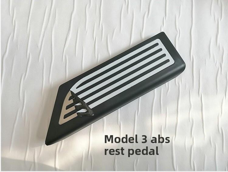 För Tesla Model 3 Y 2017-2025 Aluminium Fotpedalsskydd Set Dödpedalsskydd Halkfria Bromsacceleratorpedaler Biltillbehör