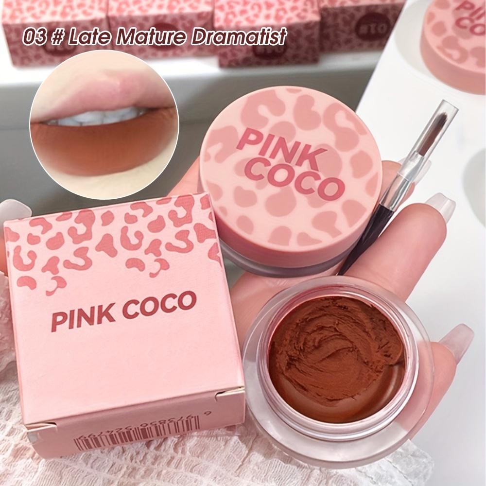 Soft Milk Mist Lipstick Filled Lip Mud Lip Gloss Highly Pigmented Lip Glaze Matte Lipstick with Built-in Small Lip Brush Lip Makeup for Daily Makeup