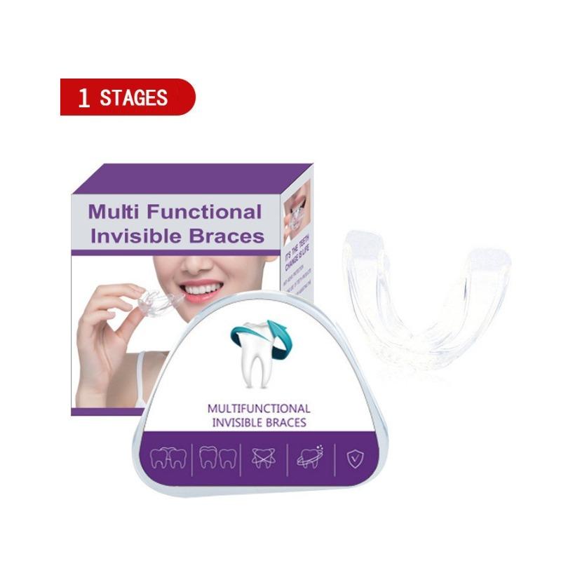Adult Orthodontic Brace Straightener Dental Braces Teeth Trainer 3 Stages Mouthpiece Tooth Alignment Dental Accessory 3