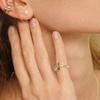 Murmur [925er Silber] Volumenband kleines Ring