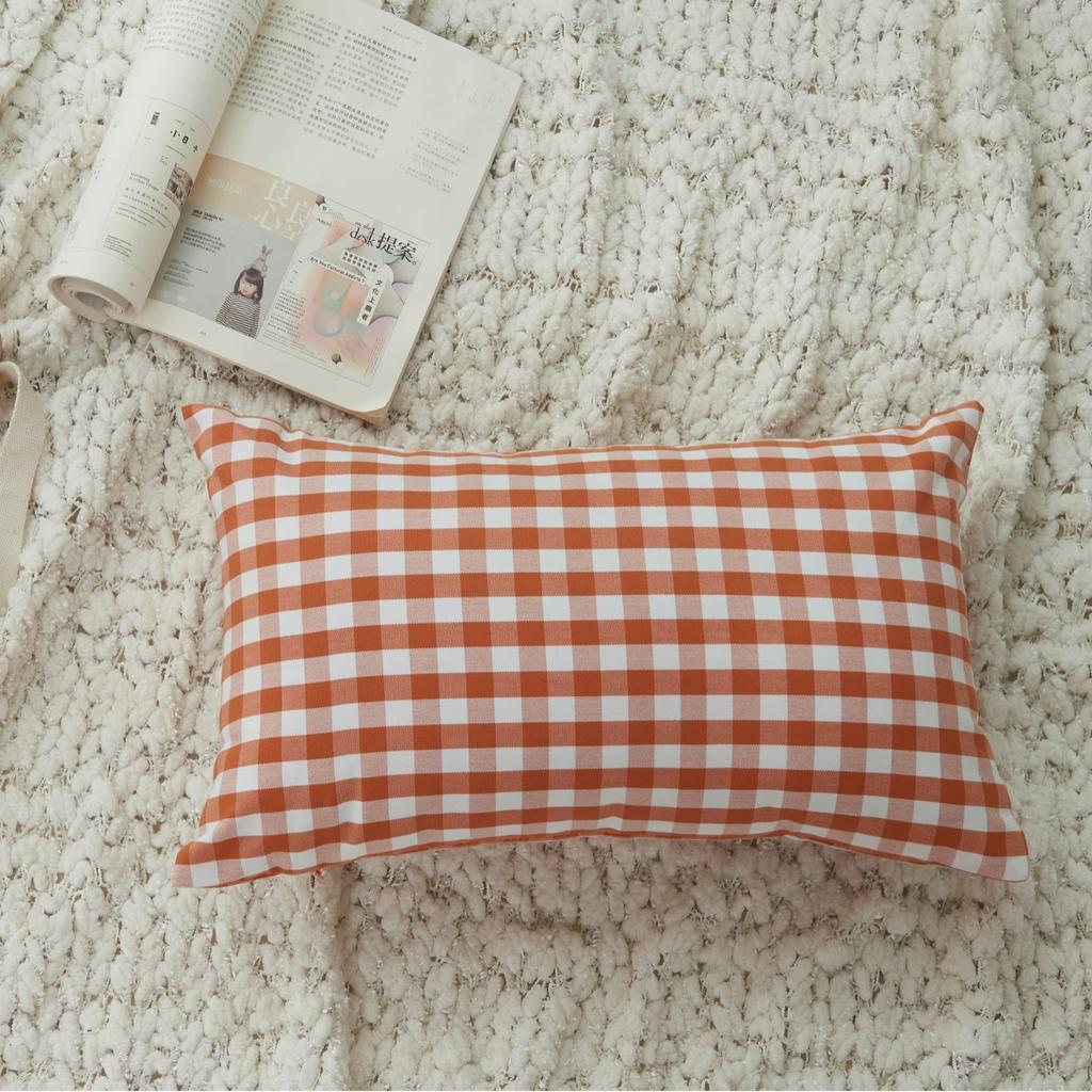 Neue Halloween Polyester-Baumwolle Kariert Gestreift Einfarbig Kissenbezug Kissenhülle Enthält Keine Füllung