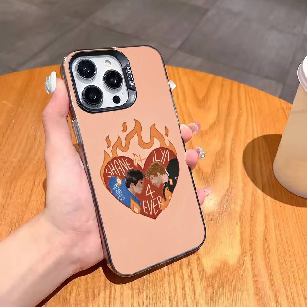 H-Heated R-Rivalry Phone Case For iPhone17,16,15,14,13,12,11,Pro,MAX White Matte Shockproof Cover iPhone11PROMAX