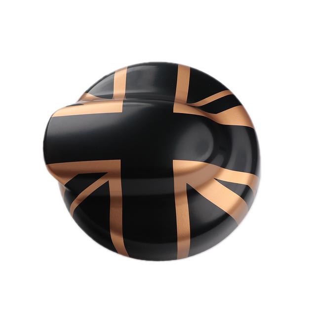 Ray Style Black Carbon Fiber Pattern Car Fuel Tank Cap Cover Case Housing Sticker For MINI Cooper S JCW R56 R55 Auto Accessories