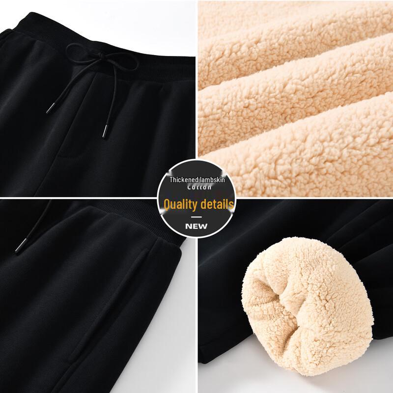 JEEP SPIRIT Men's Loose Fleece-Lined Jogger Sweatpants