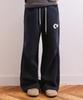 Ebeulisi Pintuck Patchwork Sweatpants (Navy)