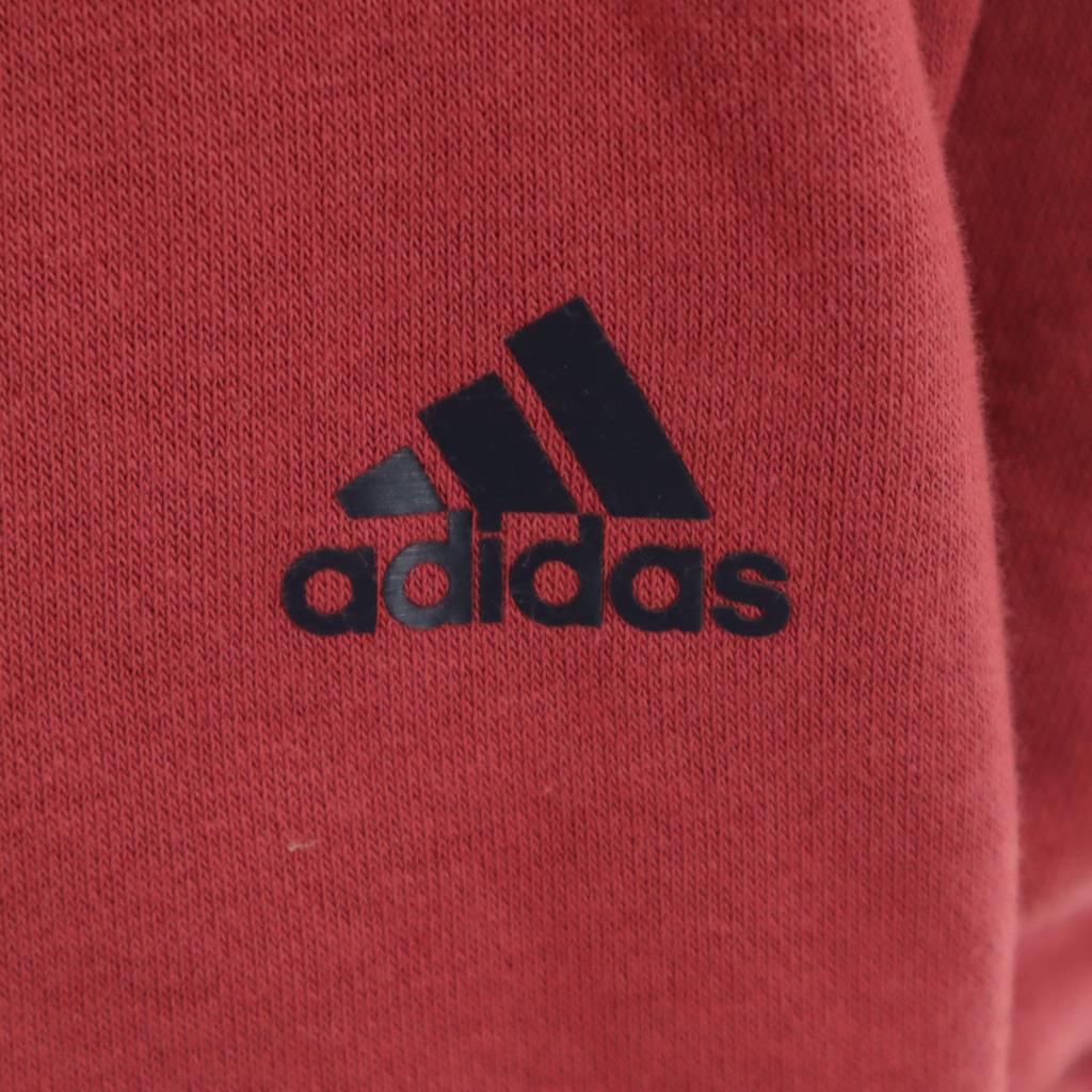 adidas Back design Long sleeve Wording Zip hoodie S Back brushed Women Used