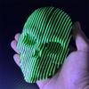 3D Printed Luminous Quantum Skull Fidget Skull Gifts Cool Novelty Desk Ornament Funny Desktop Ornaments For Home Office Desk