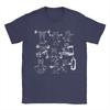 Vintage Weight Lifting Gym Cat Unisex T Shirts  Casual Tees Short Sleeve Crewneck TShirt 100 Cotton Printed Tops