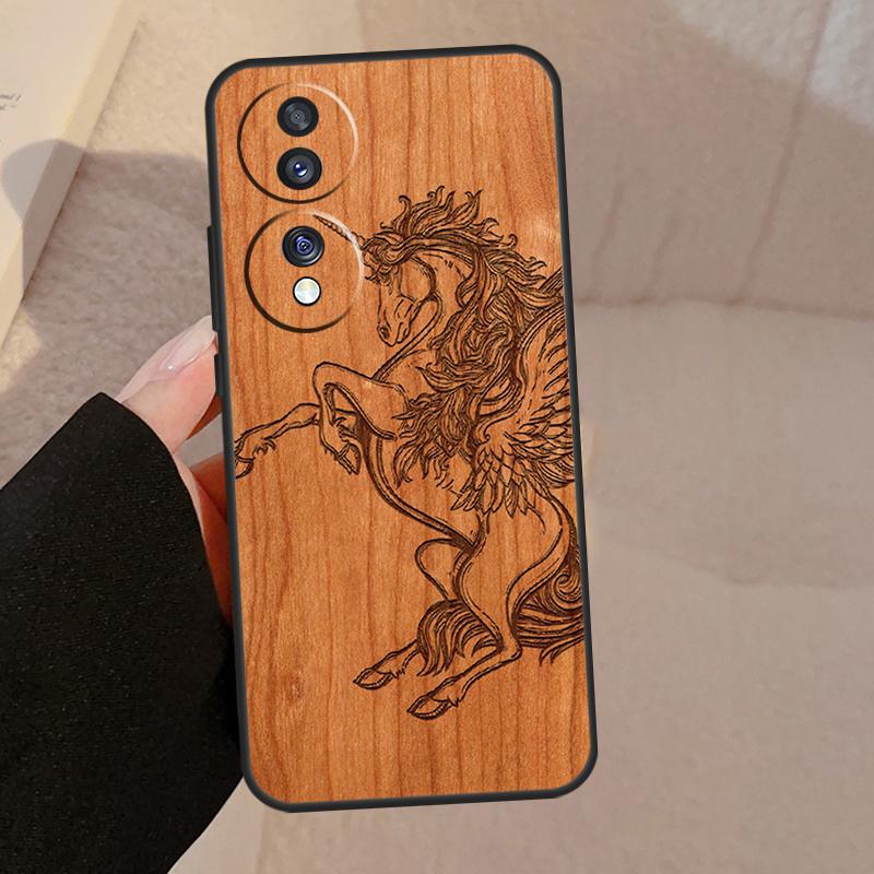 

Чехол из дерева Черепаха Слон Дракон для Honor X9b X9a X8a X7a X6a X6 X7 X8 X9 8X 9X Honor Magic 5 Pro 50 70 90 Lite Honor Magic5 Lite