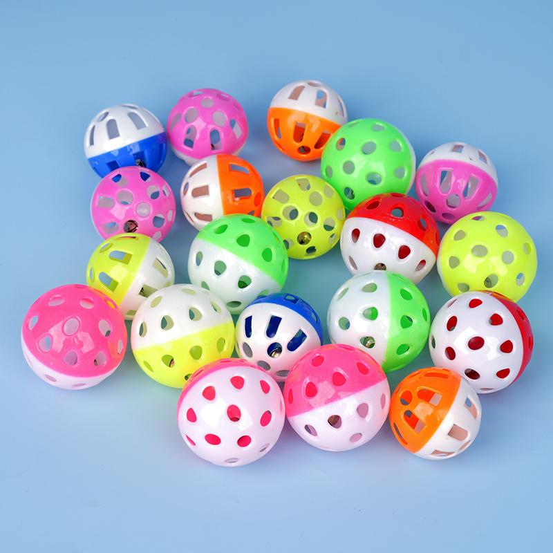 10 Stück Haustier Papagei Spielzeugbälle Lustige Bunte Hohlglockenbälle Vogelspielzeug Wellensittich Nymphensittich Papagei Kauspielzeug Käfig Lustige Spielzeuge Haustier Vogel Zubehör