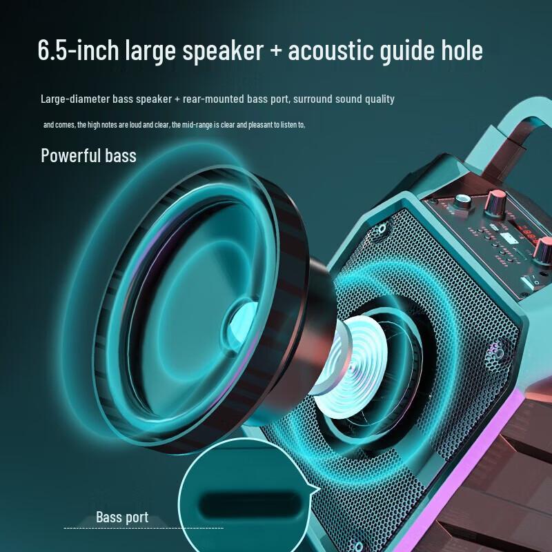 Newmine K97 Outdoor Bluetooth Speaker CN Plug (adapter Included)