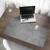 Decorative Desk Mat with Rough Concrete Texture Pattern 100x50 Cm