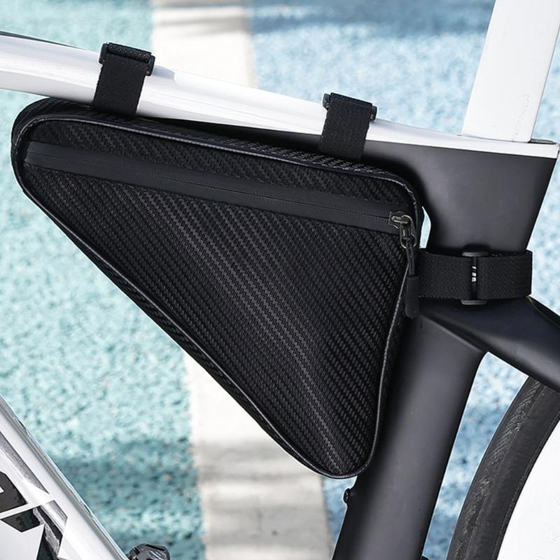 Road Bikes Front Frame Bag Waterproofs Bicycles Frame Bag Bicycles Front Top Tube Bag Triangular Storage Pouches