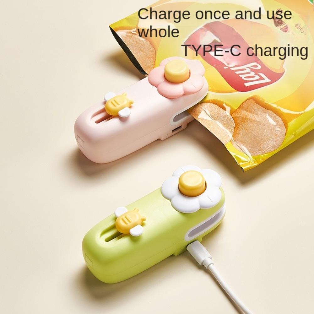 Bottom Magnet Mini Sealing Machine Handheld Heat Vacuum Sealer Creartive Heat Sealer  Package Bag
