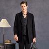 Men's Cashmere and Sheep Wool Mid-Length Coat