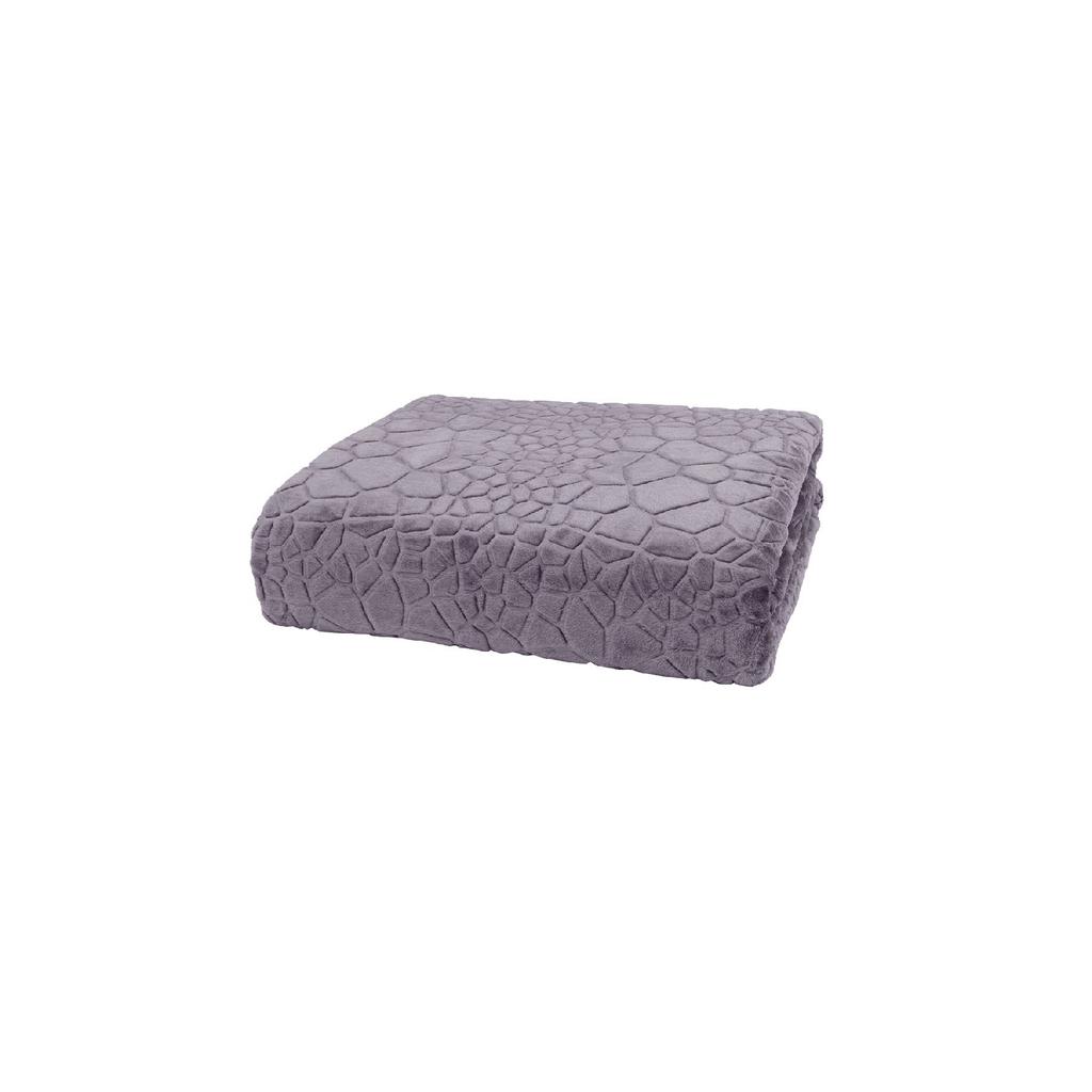 Meave Double Emboss Decke – Grau